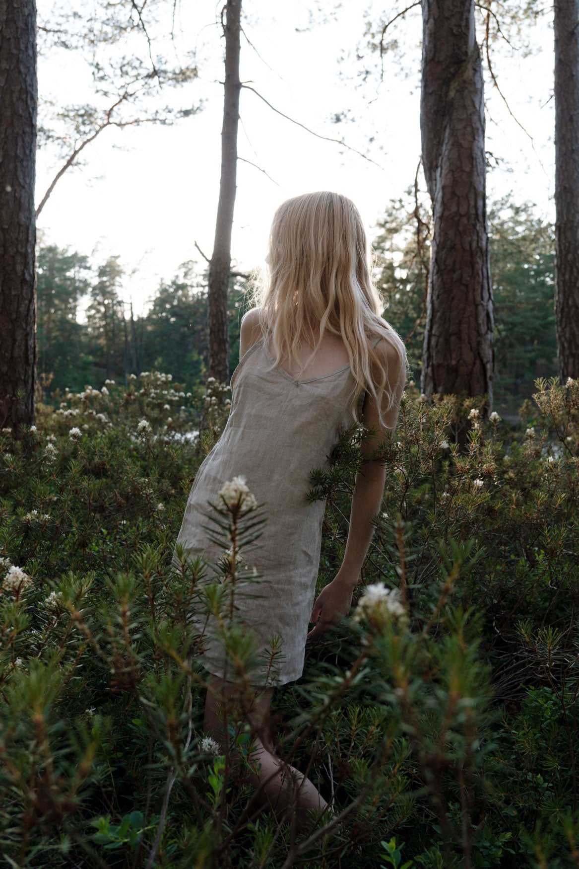 Organic, sustainable and sexy at the same time! Agasåga black short natural linen slip dress, nightdress with straps. This sleepwear is natural, soft, breathable and pure. It’s a conscious and healthy choice for your body and environment that embraces genuine selflove and selfcare. Handmade with love in the North.